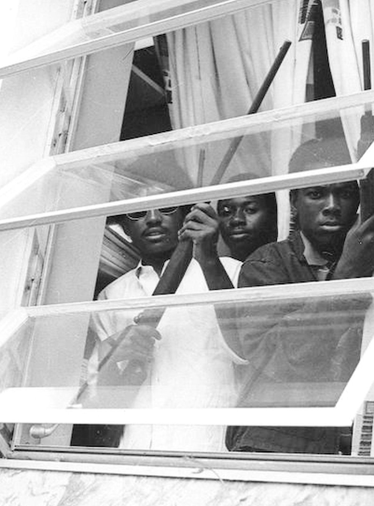 Voorhees 1969 students with guns 1